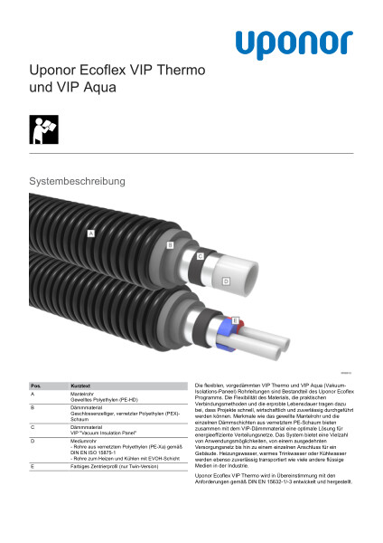 PI Uponor Ecoflex VIP